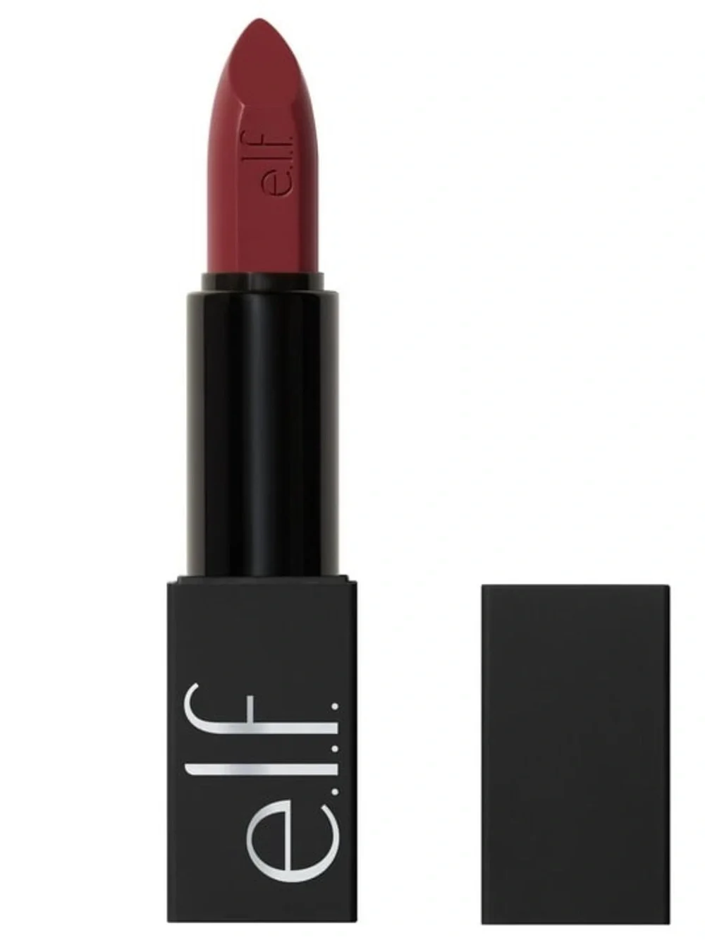 e.l.f. O Face Satin Lipstick 0.13 oz Luxury Long Lasting Lip Color “Shameless
